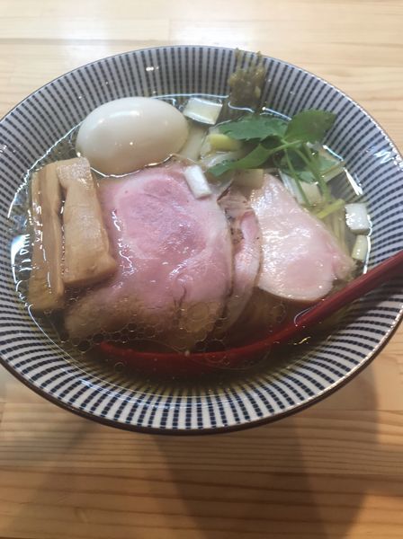 「（松）特級中華そば 白醤油」@自家製麺 くろ松の写真