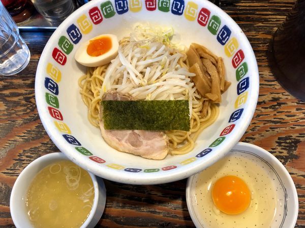 「油麺 ¥650 + 生卵¥50」@油麺専門店 江川亭 三鷹大沢店の写真