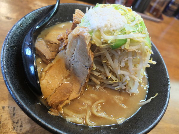 「ラーメン小(200ｇ)」@ガッツリ拉麺 鍛吉の写真