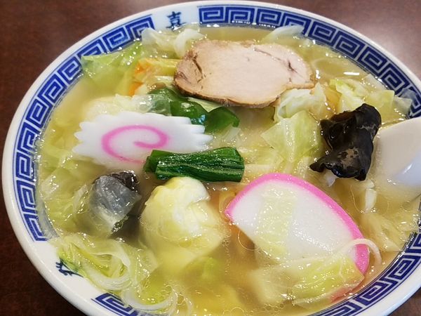 「五目ワンタン麺」@中華料理 登喜和の写真