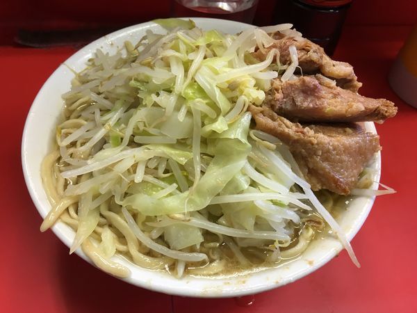 「ぶたラーメン(ニンニク)」@ラーメン二郎 三田本店の写真