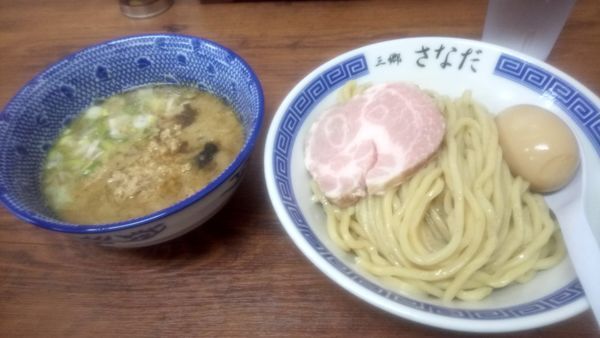 「特製つけ麺 990円(冷たい麺)」@つけめん さなだの写真