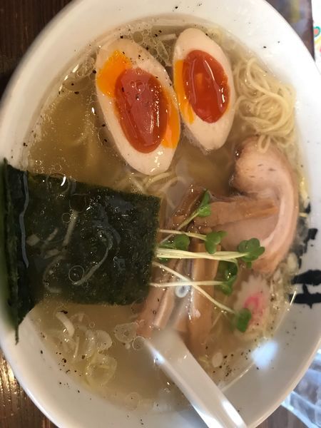 「塩玉ラーメン 750円」@ラーメンみたけの写真
