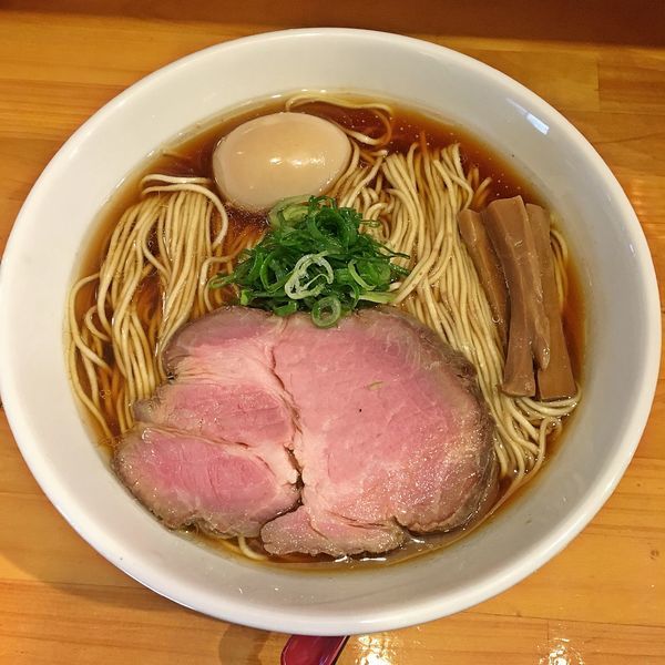 「醤油 煮玉子（大盛）」@麺庵ちとせの写真