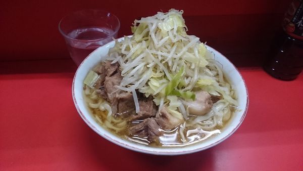 「大豚ダブル(ヤサイ)￥８５０」@ラーメン二郎 三田本店の写真