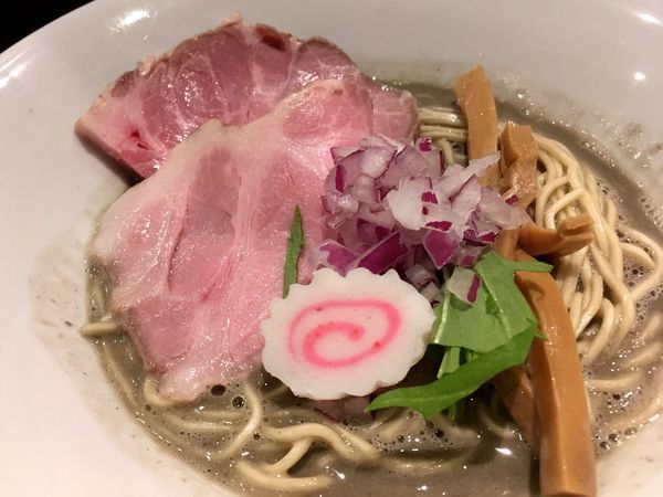 「濃厚煮干そば＋和え玉」@鶏そば なんきち 東京店の写真