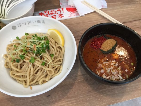 「辛つけ麺」@はつがい商店の写真
