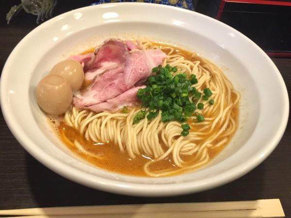 「二段仕込み香蝦麺」@灰汁中華 丿貫 福富町本店の写真