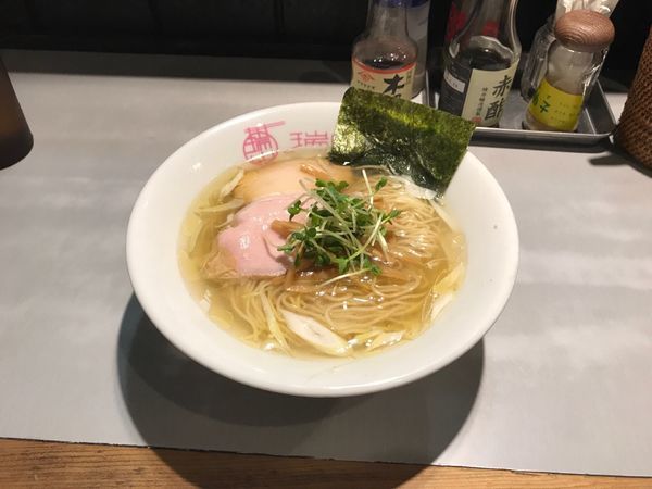 「塩そば」@中華蕎麦 瑞山（ZUIZAN）の写真