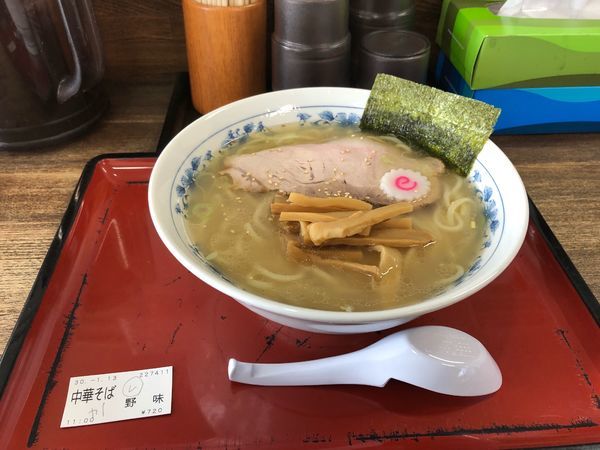 「中華そば (塩) 720円」@武蔵村山大勝軒の写真