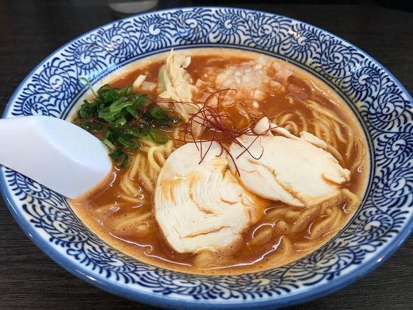「濃厚鶏辛味噌らーめん 800円 激辛固め」@麺匠なべすけの写真
