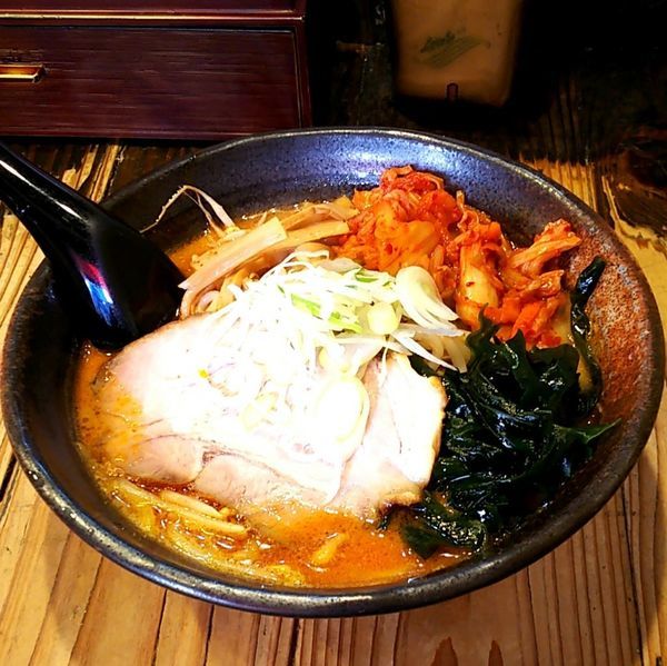 「キムチラーメン」@北海道らーめん 味源 小岩店の写真