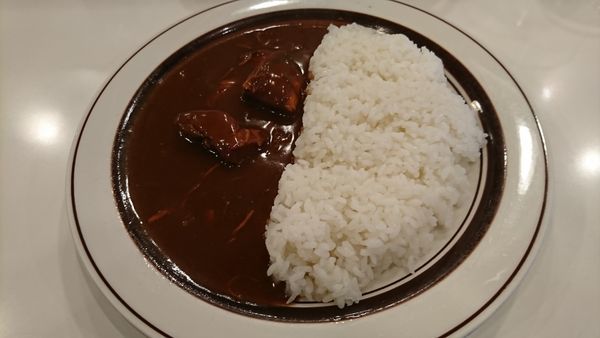 「チキンカレー　４００円」@カレー専門店 クラウンエース 上野店の写真