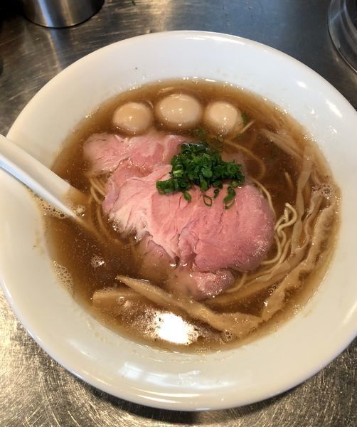 「煮干清湯 (醤油) ¥800」@さんじの写真