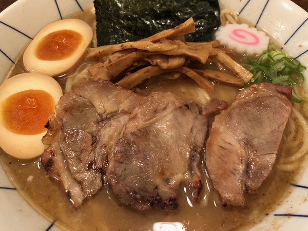 「◯得中華そば（中盛）（中太麺）」@麺恋処 き楽の写真