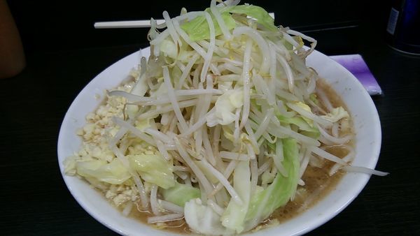 「大ラーメン 油少なめ ニンニク多め」@ラーメン二郎 川越店の写真