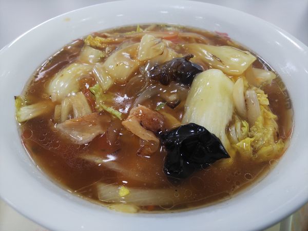 「うま煮そば570円」@波止場食堂 山下店の写真