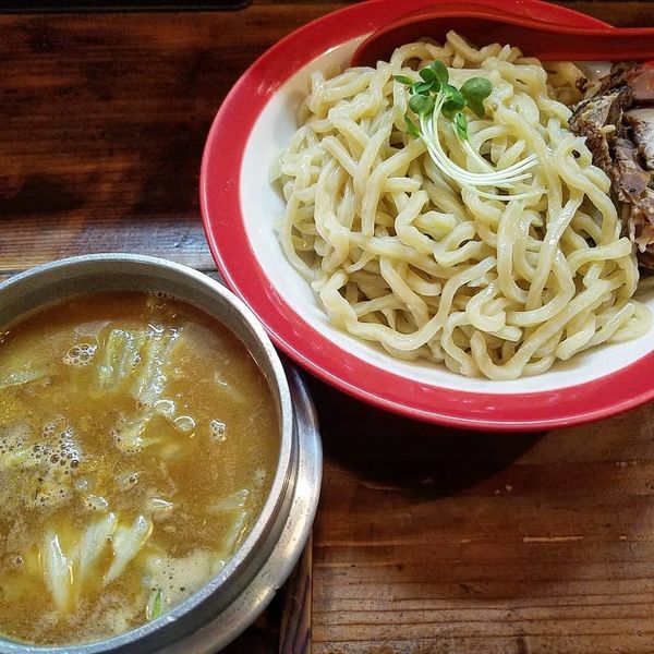 「味噌つけ麺」@手打ち極太麺 ジョニーの味噌の写真