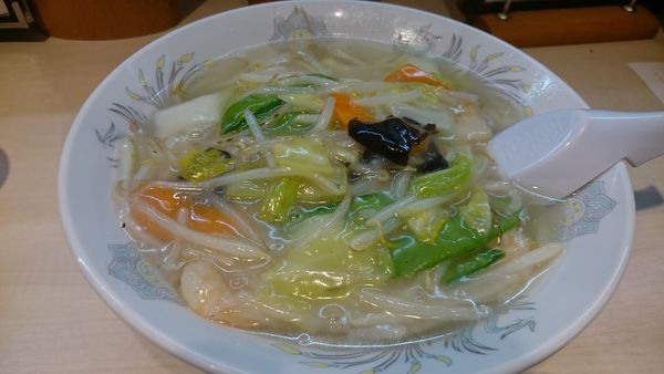 「エビ塩ラーメン（630円）」@古寿茂 大森店の写真