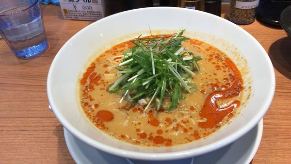 「担々麺（4辛・無料）¥880+小ライス¥120」@うさ担の写真