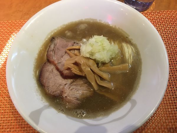 「濃い煮干そば850円、鴨中華そば600円」@柴崎亭の写真