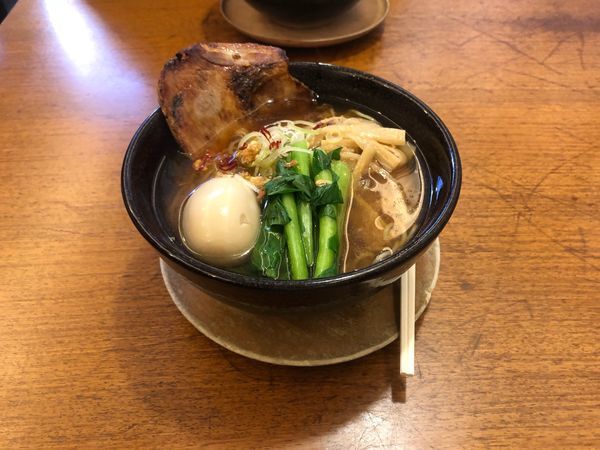 「味玉そば  醤油  (860えん)」@麺屋 空海 海浜幕張店の写真