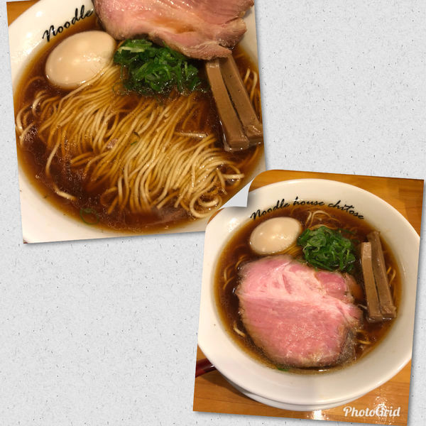 「醤油 ¥790 with Beer small bottle」@麺庵ちとせの写真