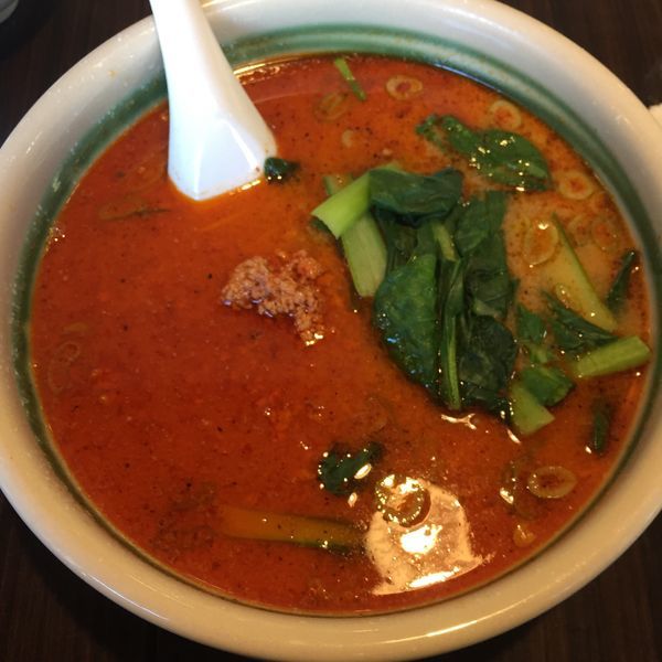 「担々麺 麺少なめ」@桂林餃子 満足 京成大久保駅前店の写真