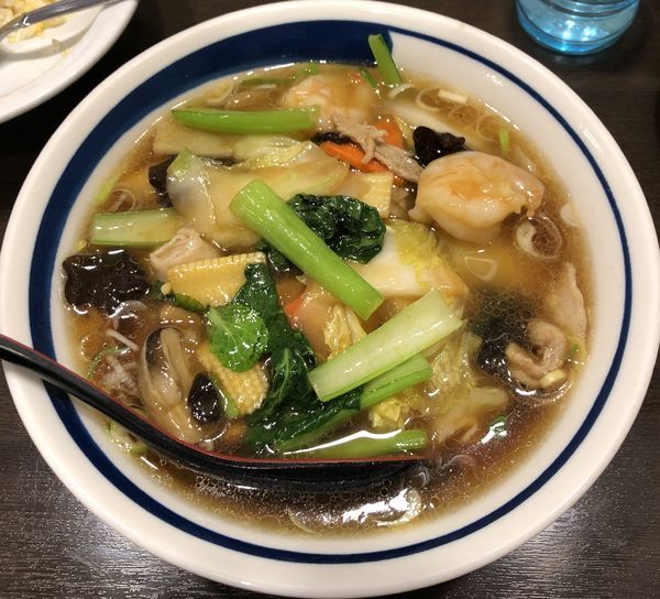「五目ラーメン＋チャーハンセット（￥880）」@中華食堂 南大井店の写真