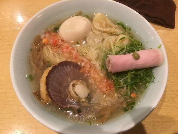 「特製潮そば1300円」@潮くろ㐂の写真