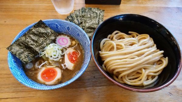 「2号つけ蕎麦(小180g)＋海苔」@中華蕎麦 サンジの写真