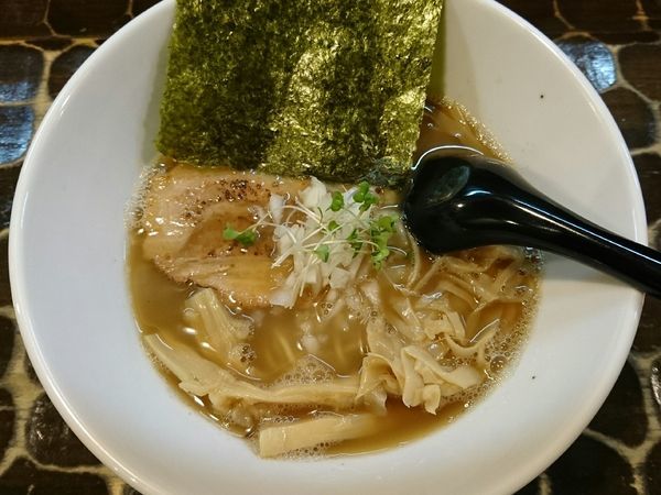 「【限定】濃い煮干し」@ラーメン 樂只の写真