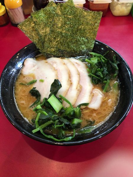 「チャーシューメン 中  ＋青菜」@杉田家 千葉祐光店の写真