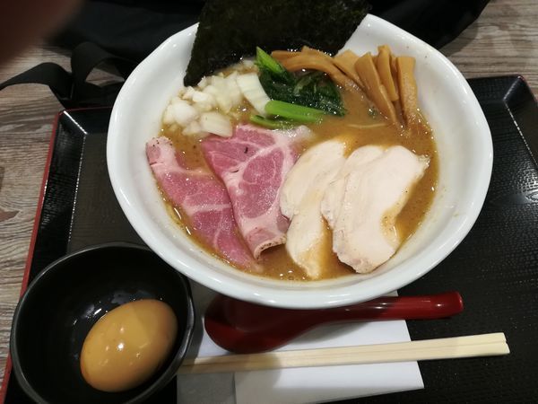 「1/14濃厚豚骨魚介チャーシューRAMEN 1177円+クーポン」@RAMEN 火影 ラゾーナ川崎店の写真