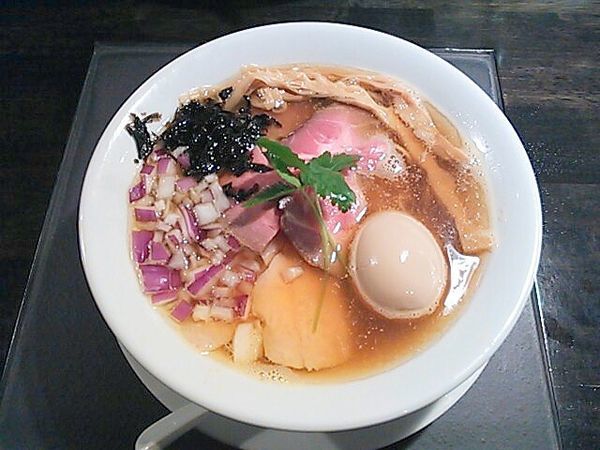 「特製淡麗煮干しらぁめん＋限定スパイスカレー」@KaneKitchen Noodlesの写真