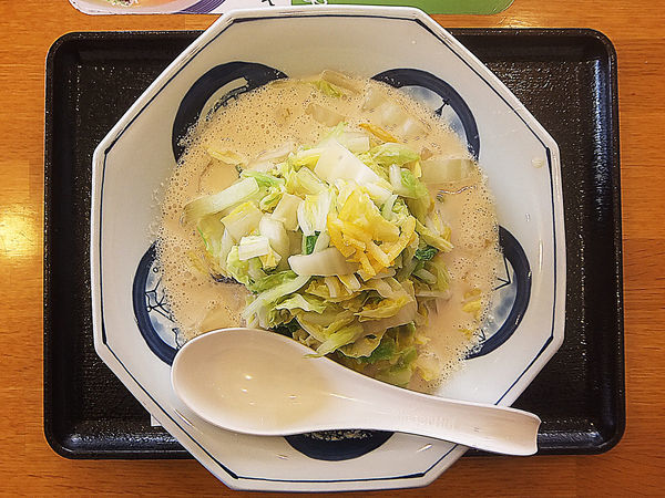 「白菜ちゃんぽん(レギュラー）」@長崎ちゃんぽんリンガーハット 埼玉せんげん台店の写真