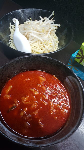 「冷し大辛肉味噌麺」@元祖旨辛系タンメン 荒木屋の写真