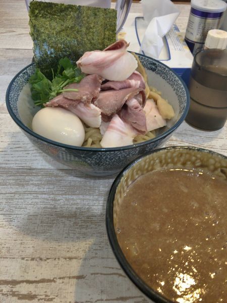 「特製つけソバ」@中華そば 四つ葉の写真