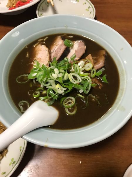 「チャーシューメンA濃い油」@呑助飯店の写真