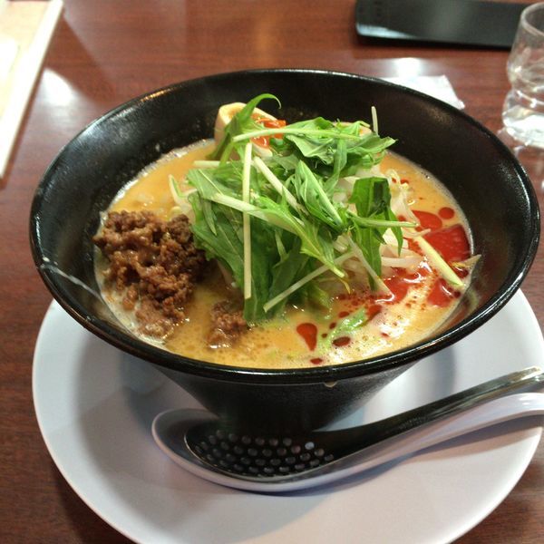 「マーラー担々麺 もやし」@ラーメンばんだいの写真