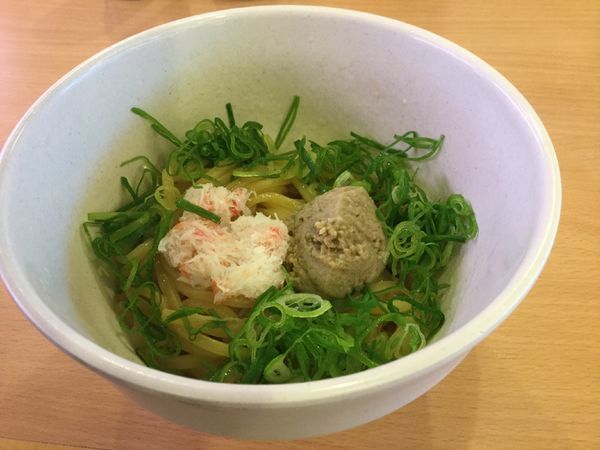 「かっぱのかに油そば324円」@かっぱ寿司 北上尾店の写真