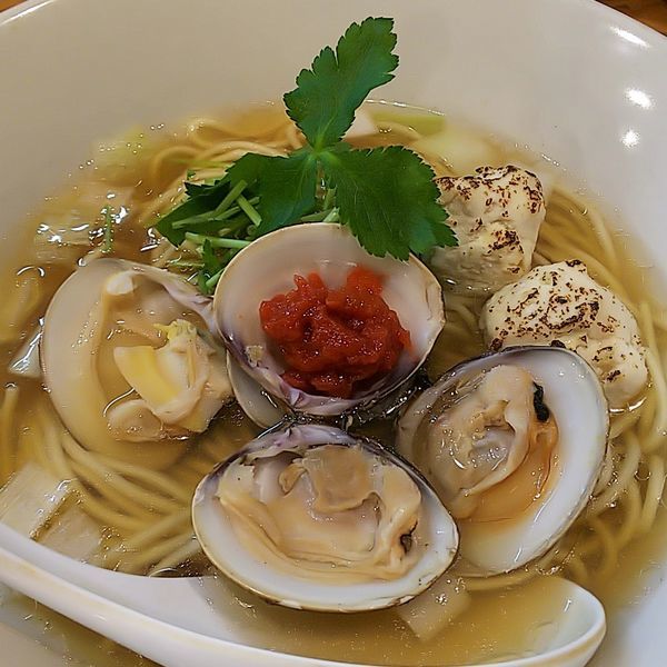 「【限定】ハマグリ出汁の醤油らーめんfeat.〆の雑炊」@らーめん カッパハウスの写真