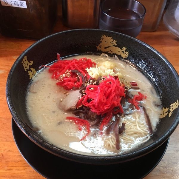 「とんこつラーメン」@博多風龍 高田馬場店の写真