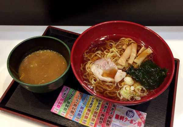 「中華そば(390円)+カレールー(クーポン)」@ゆで太郎 新川1丁目店の写真