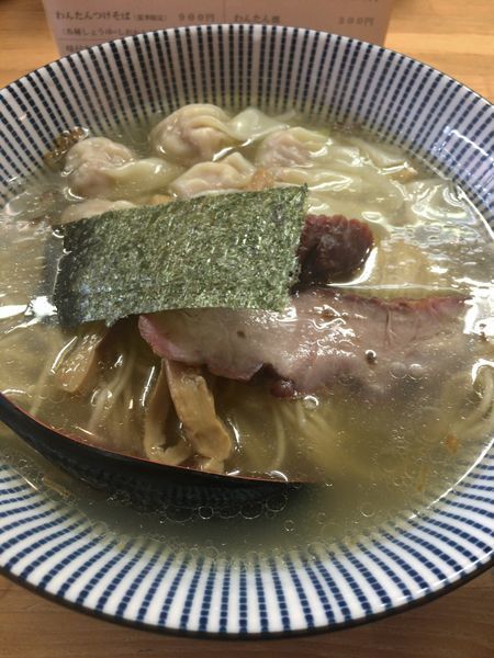 「ワンタンソバ 塩」@支那そば なかじまの写真