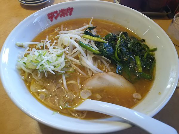 「【限定】辛にらコク味噌ラーメン　（麺大盛り）」@テンホウ 松本渚店の写真