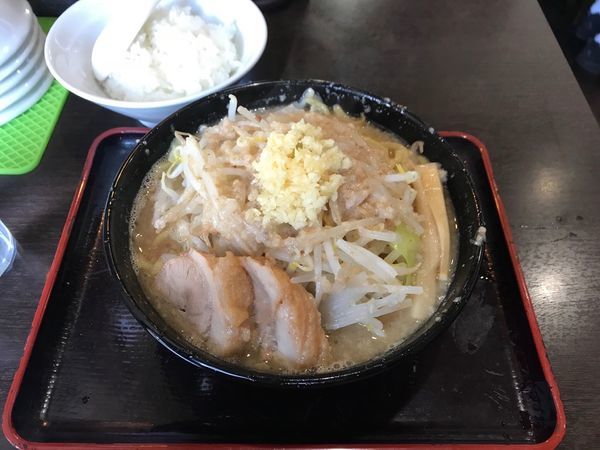 「惚朗（並）720円+ランチ時ライス無料」@めん家 一麺惚の写真