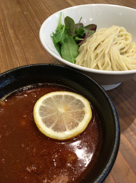 「オマール海老トマトつけ麺 ８８０円」@鮮魚らーめん 五ノ神水産の写真