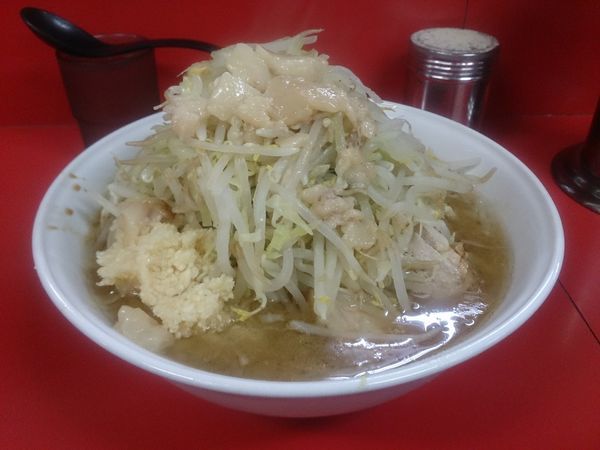 「小ラーメン【ニンニク味】」@ラーメン二郎 茨城守谷店の写真