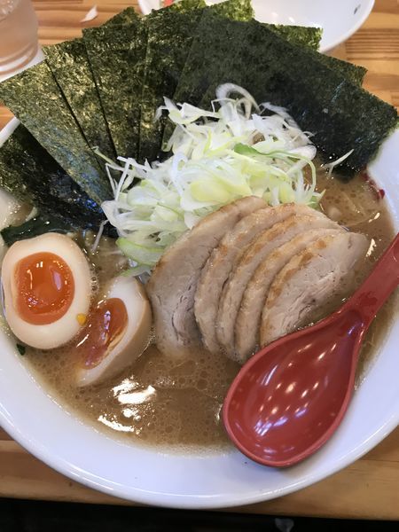 「のりねぎちゃったま全部のせ」@らーめん大桜 つきみ野店の写真